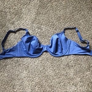 VS Unlined Semi Demi in Blue Marle 34DD